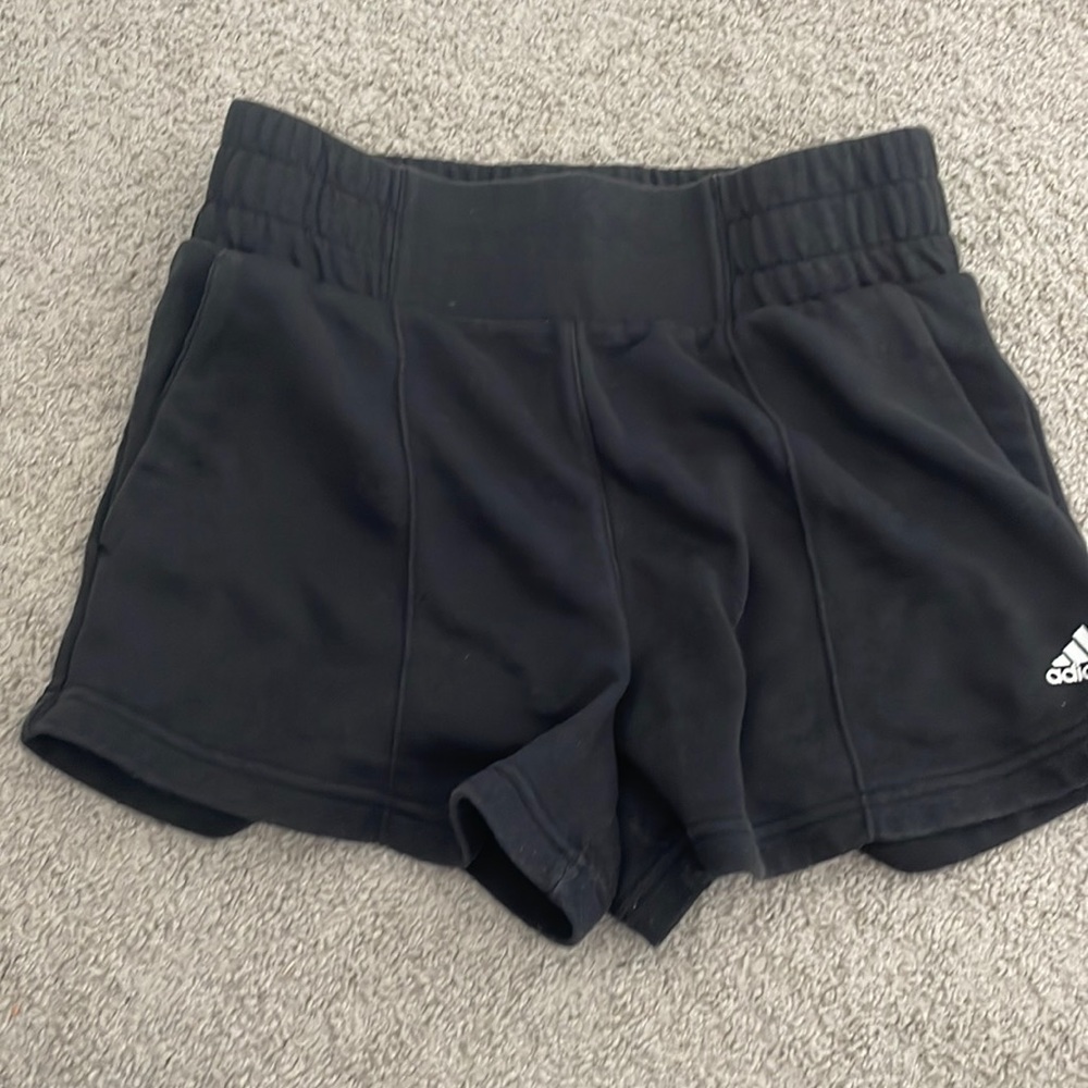 Adidas black sports shorts
